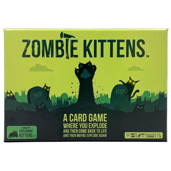 Exploding Kittens Zombie Kittens Party Game | SuperOffice