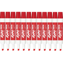 Expo Whiteboard Marker Chisel Tip Red Box 12 80002 (Box 12) - SuperOffice