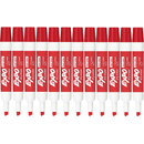 Expo Whiteboard Marker Chisel Tip Red Box 12 80002 (Box 12) - SuperOffice