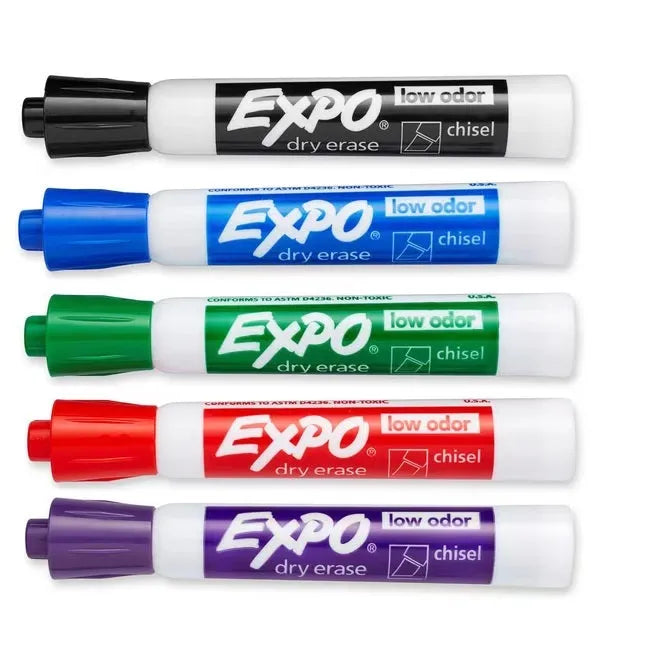 Expo Whiteboard Markers Chisel Tip Assorted 36 Pack 1921061 - SuperOffice