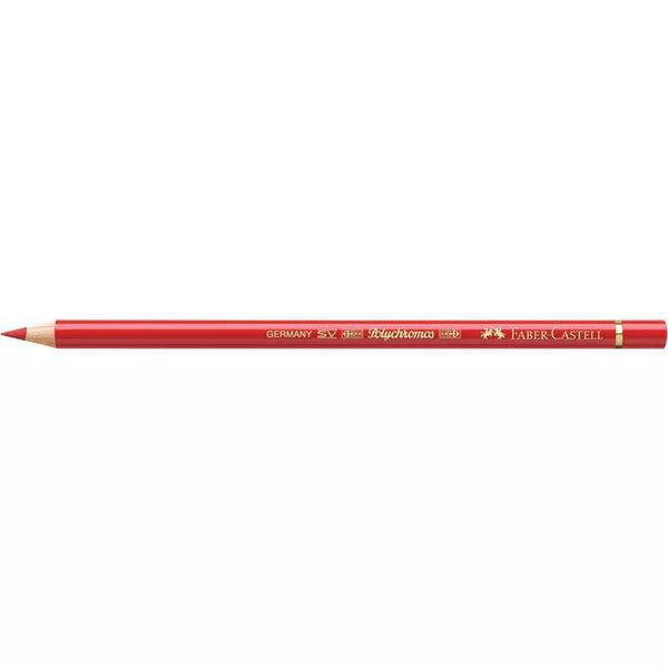 Faber-Castell 118 Polychromos Pencil Scarlet Red Box 6 18-110118 - SuperOffice