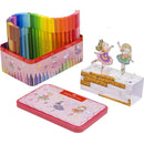 Faber-Castell 20 Connector Pens Colour Markers Music Box Ballerina Set 63-155095 - SuperOffice