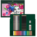 Faber-Castell 23pc Polychromos Colour & Pitt Graphite Matt Pencils Gift Set Eraser Sharpener 18-210052 - SuperOffice