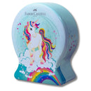 Faber-Castell 33 Connector Pens Unicorn Snow Globe Gift Set Tin 63-155544 - SuperOffice