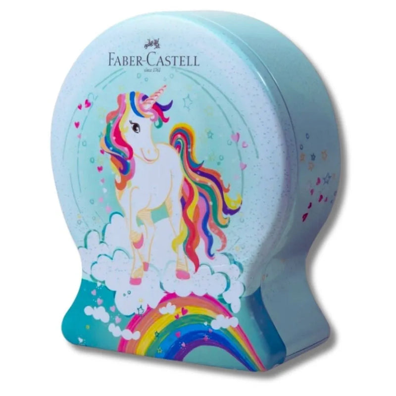 Faber-Castell 33 Connector Pens Unicorn Snow Globe Gift Set Tin 63-155544 - SuperOffice