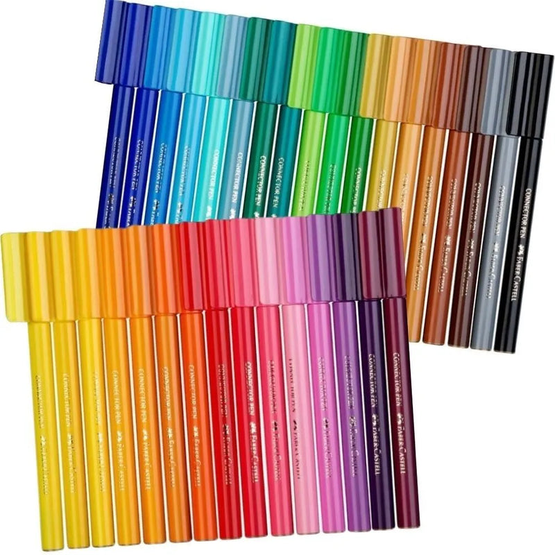 Faber-Castell 33 Connector Pens Unicorn Snow Globe Gift Set Tin 63-155544 - SuperOffice