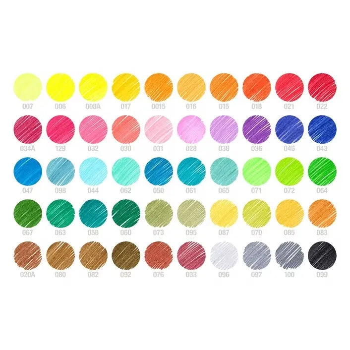 Faber-Castell 50 Connector Pens Colour Markers Assorted Colours Box Set 11-155555 - SuperOffice