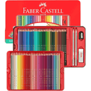 Faber-Castell 60 Classic Sketch Colour Pencils Tin Set Sharpener Eraser Graphite 115893 - SuperOffice