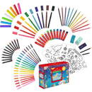 Faber-Castell 80pc Ultimate Creativity Set Book/Pencils/Markers/Pastels/Crayons/Clay 88-379802 - SuperOffice