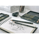 Faber-Castell 9000 Art Sketching Graphite Pencils 8B-2H Tin Set 12 119065 - SuperOffice