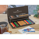 Faber-Castell Art Graphic 53 Piece Polychromos/Albrecht Durer/Pitt Pastel Wooden Case Set Box 18-110084 - SuperOffice