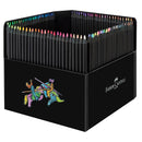 Faber-Castell Black Edition Colour Pencils 100 Pack with Pencil Holder 16-116411 - SuperOffice