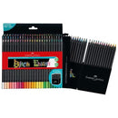 Faber-Castell Black Edition Colour Pencils 50 Pack with Pencil Holder 16-116450 - SuperOffice