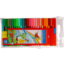 Faber-Castell Connector Markers Pens Assorted Pack 50 153050 - SuperOffice
