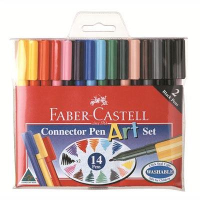 Faber-Castell Connector Pens Assorted Wallet 14 11140ART - SuperOffice