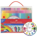Faber-Castell Connector Pens With Colour Wheel Assorted Pack 80 11-155581 - SuperOffice