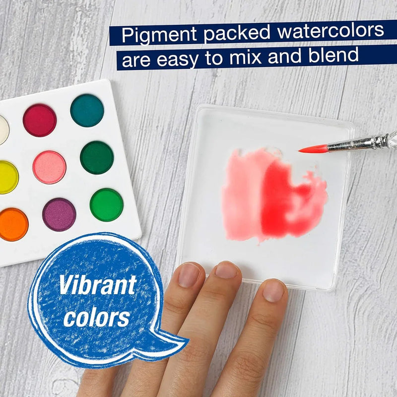 Faber-Castell Creative Studio Paint by Numbers Coastal Watercolour Set 18-770635 - SuperOffice