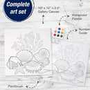 Faber-Castell Creative Studio Paint by Numbers Coastal Watercolour Set 18-770635 - SuperOffice