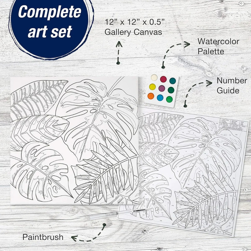 Faber-Castell Creative Studio Paint by Numbers Tropical Watercolour Set 18-770634 - SuperOffice