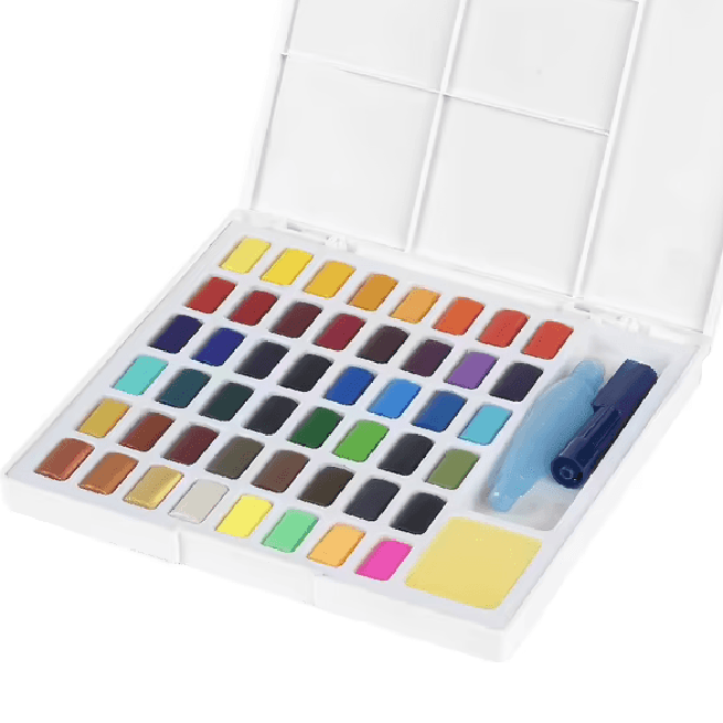 Faber-Castell Creative Studio Watercolour Paint Set 48 + Water Brush 18-169748 - SuperOffice