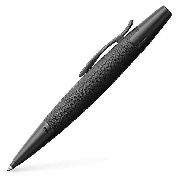 Faber-Castell E-Motion Pure Black Ballpoint Pen Premium 19-148690 - SuperOffice