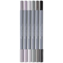 Faber-Castell Goldfaber Aqua Dual Markers Shades of Grey Pack 6 58-164522 - SuperOffice