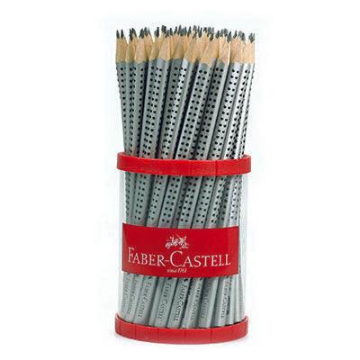 Faber-Castell Grip Triangular Graphite Pencil 2B Tub 72 317073 - SuperOffice