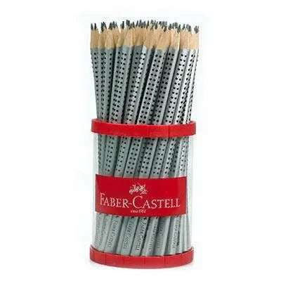 Faber-Castell Grip Triangular Graphite Pencils 2B Tub 72 317073 - SuperOffice
