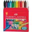 Faber-Castell Jumbo Wax Crayons Assorted Box 12 21120037 - SuperOffice