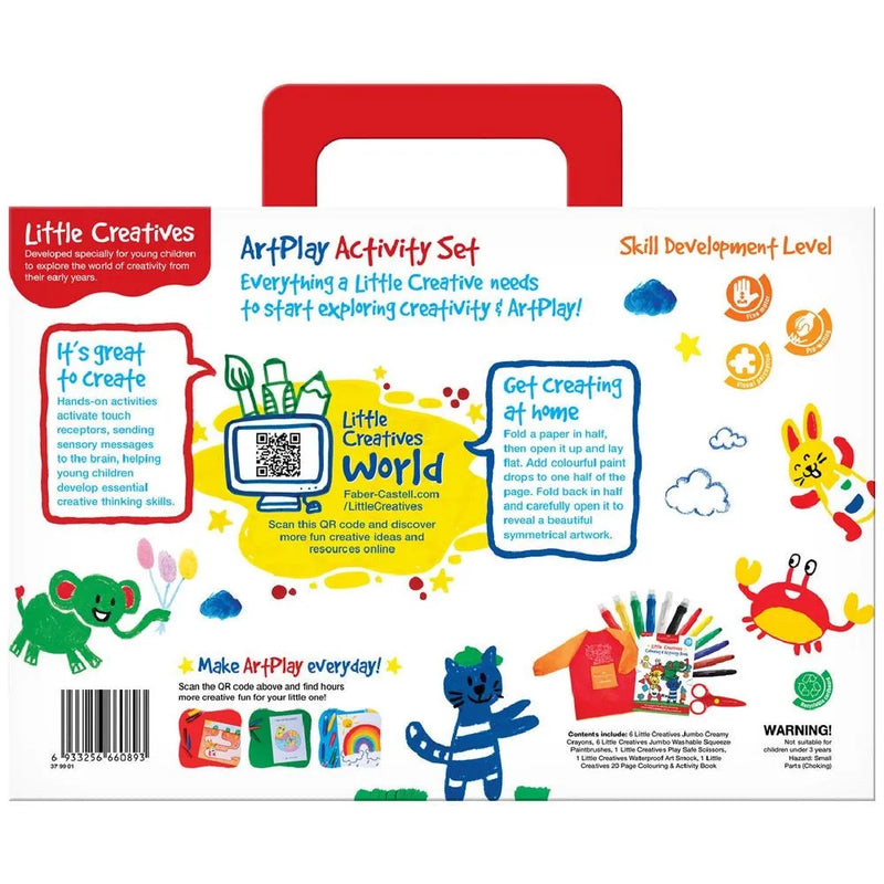 Faber-Castell Little Creatives Crayons Art Play Activity Set 15pc 37-379901 - SuperOffice