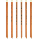 Faber-Castell Pitt Pastel Colour Pencil Medium White 101 Pack 6 18-112201 - SuperOffice