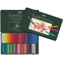 Faber-Castell Polychromos Pastels Crayons Blocks Colours Tin 60 27-128560 - SuperOffice