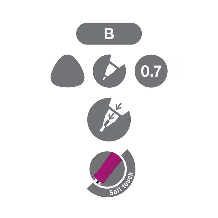 Faber-Castell Polymatic Mechanical Pencil Pacer 0.7mm Black 5 Pack 31-133353 (5 Pack) BLACK 0.7mm - SuperOffice