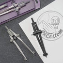 Faber-Castell Quick Set Premium Compass Black Stone Technical Drawing 74-174530 - SuperOffice