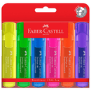 Faber-Castell Textliner 46 Ice Highlighter SuperFluorescent Colours Pack 6 57-4802-06 - SuperOffice