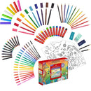 Faber-Castell Ultimate Creativity Box Assorted Pack 80 A3 Colouring Book, Markers, Pencils, Crayons, Erasers & Sharpener 88-379804 - SuperOffice