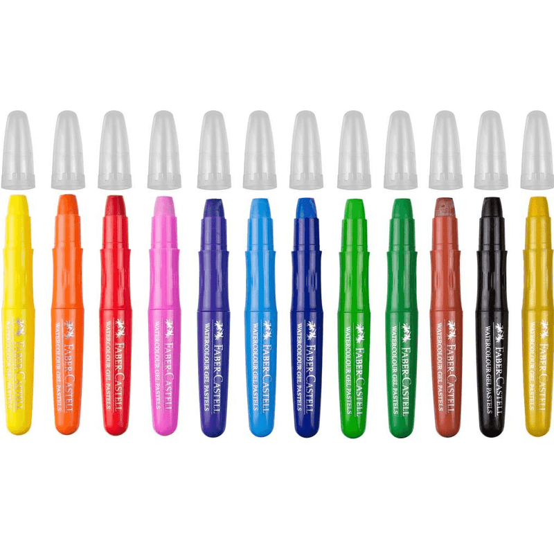 Faber-Castell Watercolour Gel Pastels Pack 12 21-010037 - SuperOffice