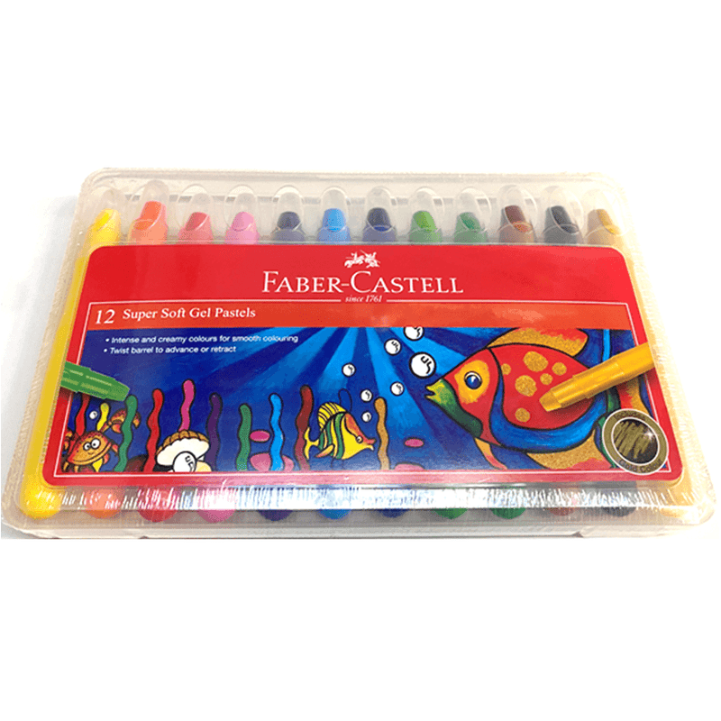 Faber-Castell Watercolour Gel Pastels Pack 12 21-010037 - SuperOffice