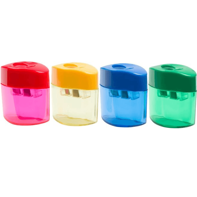 Faber-Castell Wave 2-Hole Sharpener Barrel Small Large Pencils 8150346 - SuperOffice