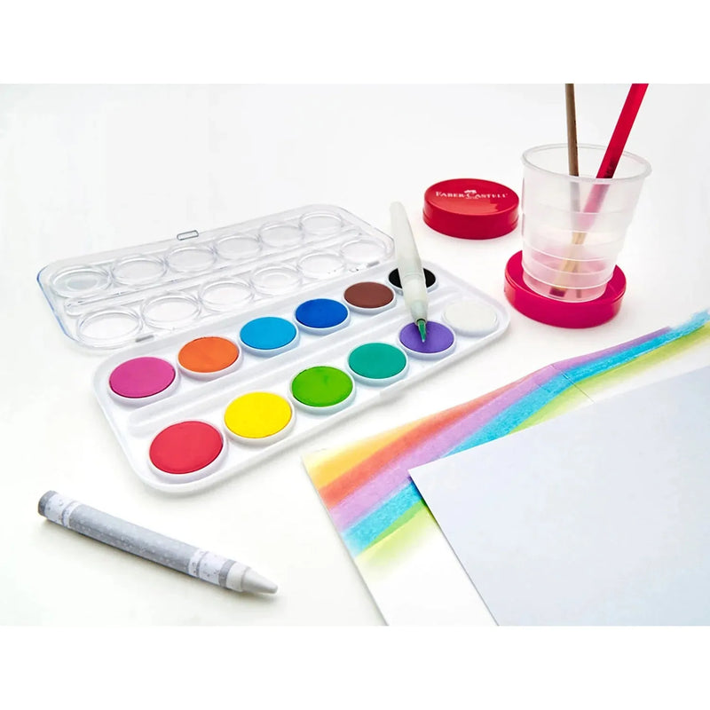 Faber-Castell Young Artist Learn to Watercolour Set Pack of 20 63-14332 - SuperOffice