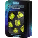FanRoll by Metallic Dice Games MDG Shadow Light UV Reactive Elixir Liquid Core Dice Set Accessories 687700234050 - SuperOffice