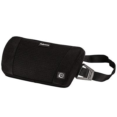 Fellowes Back Support Plush Touch Black 8026301 - SuperOffice