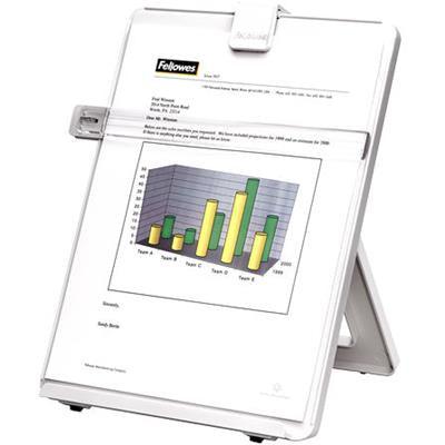 Fellowes Copyholder Non-Magnetic Easel Style A4/Letter 125 Sheet Platinum 21103 - SuperOffice