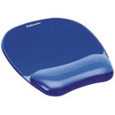 Fellowes Gel Crystals Mouse Pad And Wrist Rest Blue 91141 - SuperOffice