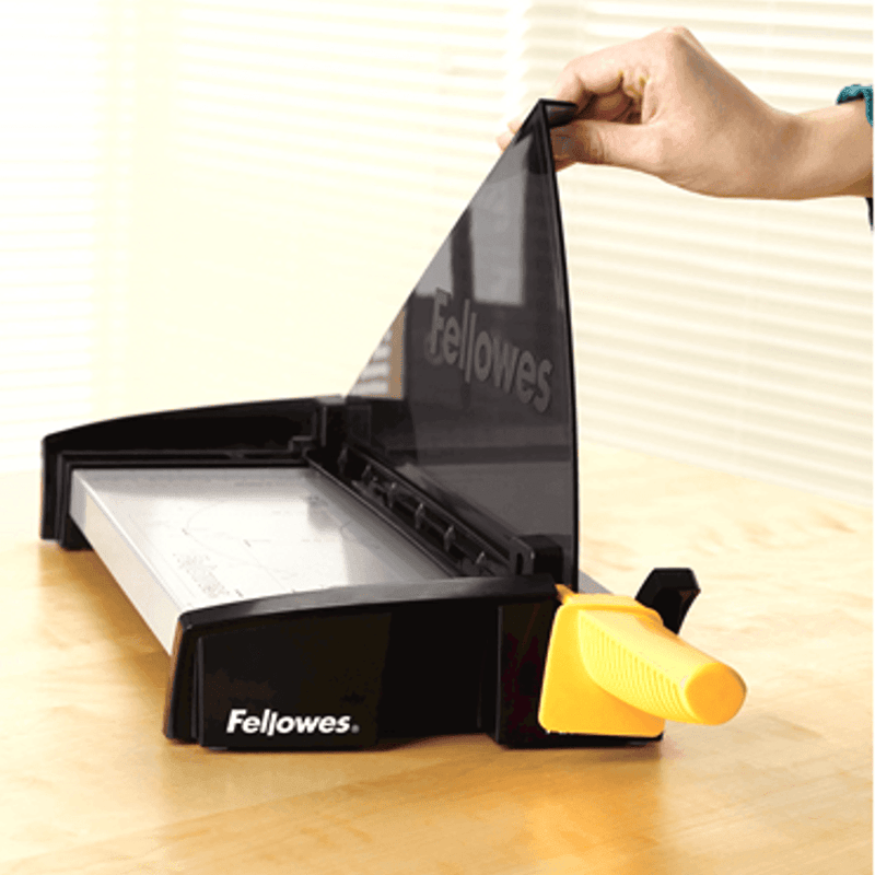 Fellowes Guillotine Plasma 40 Sheet A4 Black/Silver 5411001 - SuperOffice