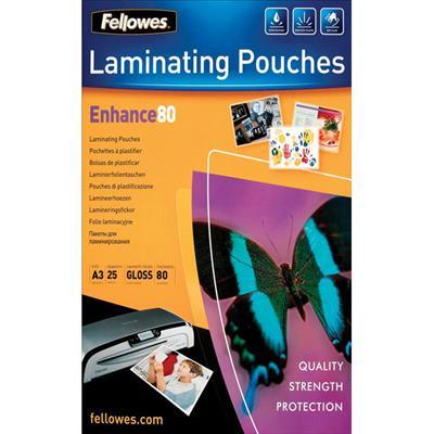 Fellowes Imagelast Laminating Pouch Gloss 80 Micron A3 Clear Pack 25 5396403 - SuperOffice