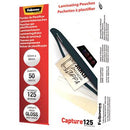 Fellowes Laminating Pouch 125 Micron 54 X 86Mm Clear Pack 50 5396602 - SuperOffice