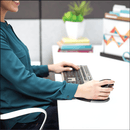 Fellowes Penguin Ambidextrous Vertical Mouse Wired Small Black/Grey 9894801 - SuperOffice