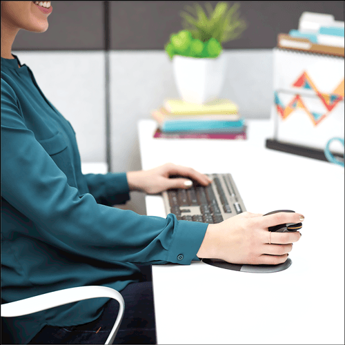 Fellowes Penguin Ambidextrous Vertical Mouse Wired Small Black/Grey 9894801 - SuperOffice