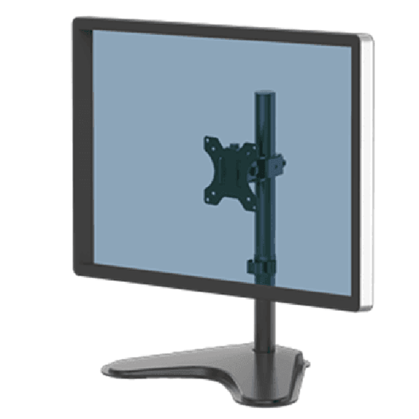 Fellowes Professional Series Freestanding Single Monitor Arm Black 8049601 - SuperOffice